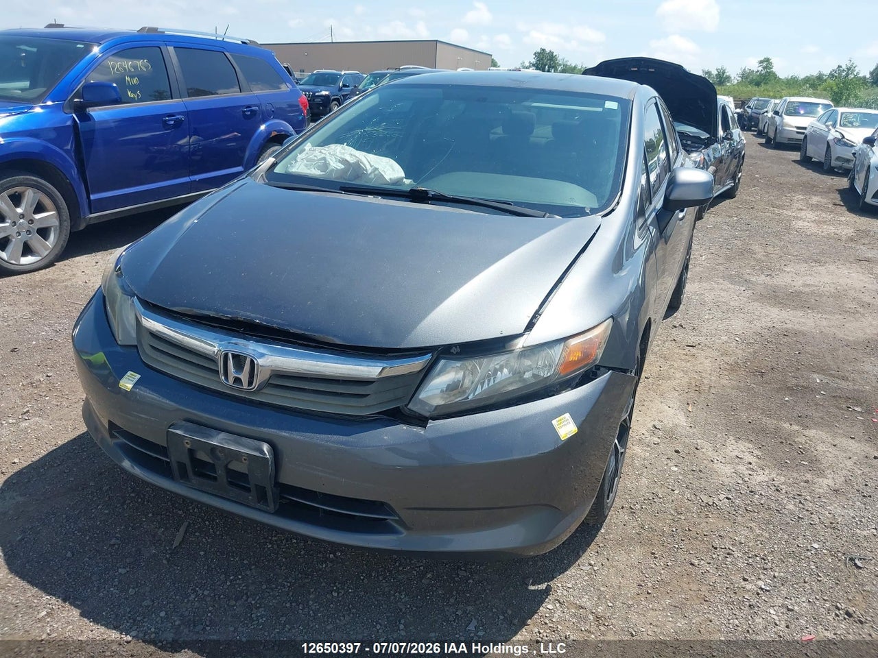2012 HONDA CIVIC LX thumbnail 3