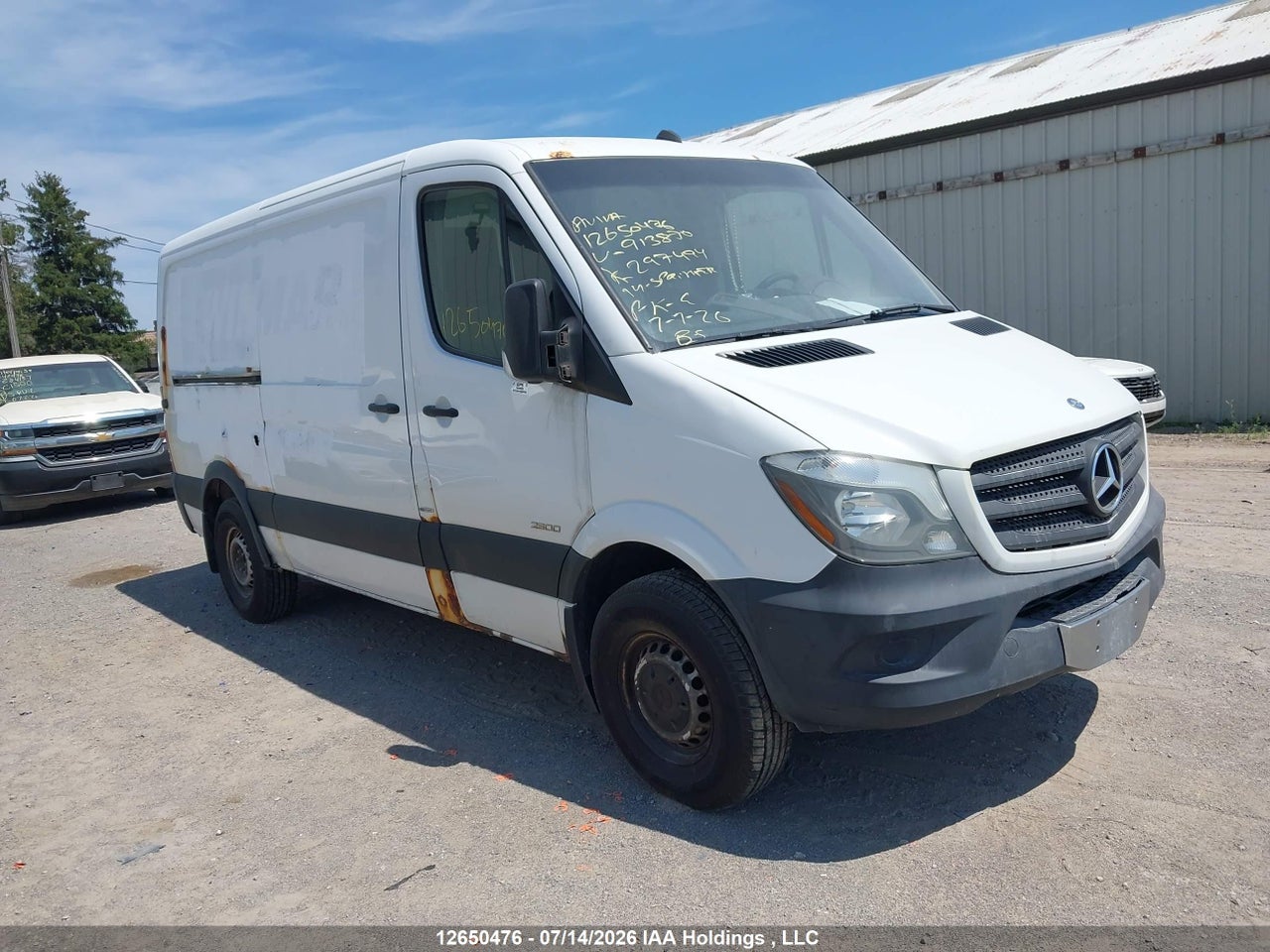 2014 MERCEDES BENZ SPRINTER 2500 thumbnail 2