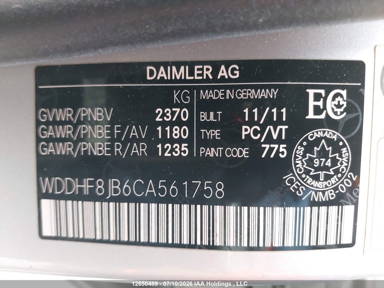 2012 MERCEDES BENZ E 350 4MATIC thumbnail 10