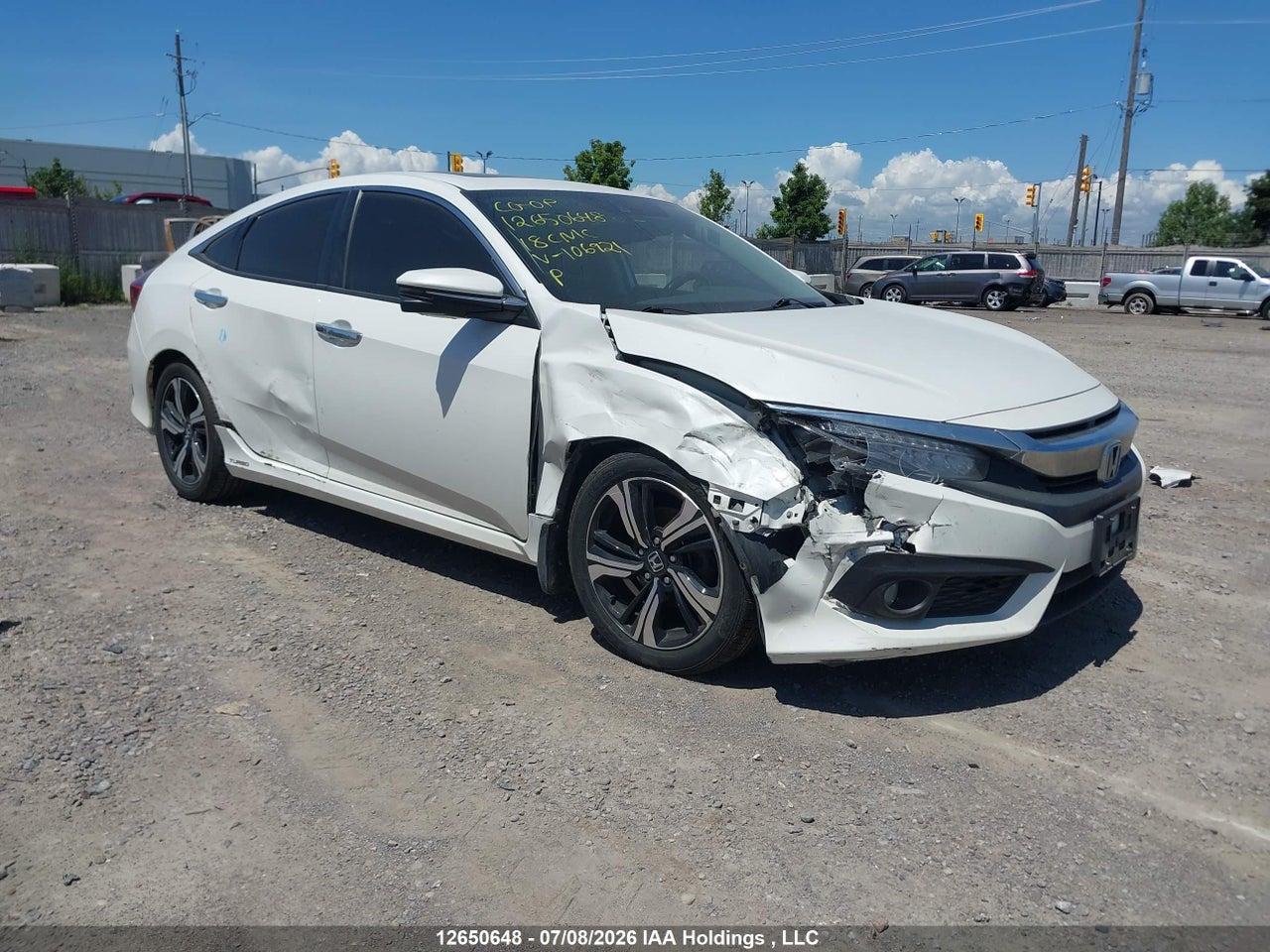 2018 HONDA Civic touring thumbnail 2