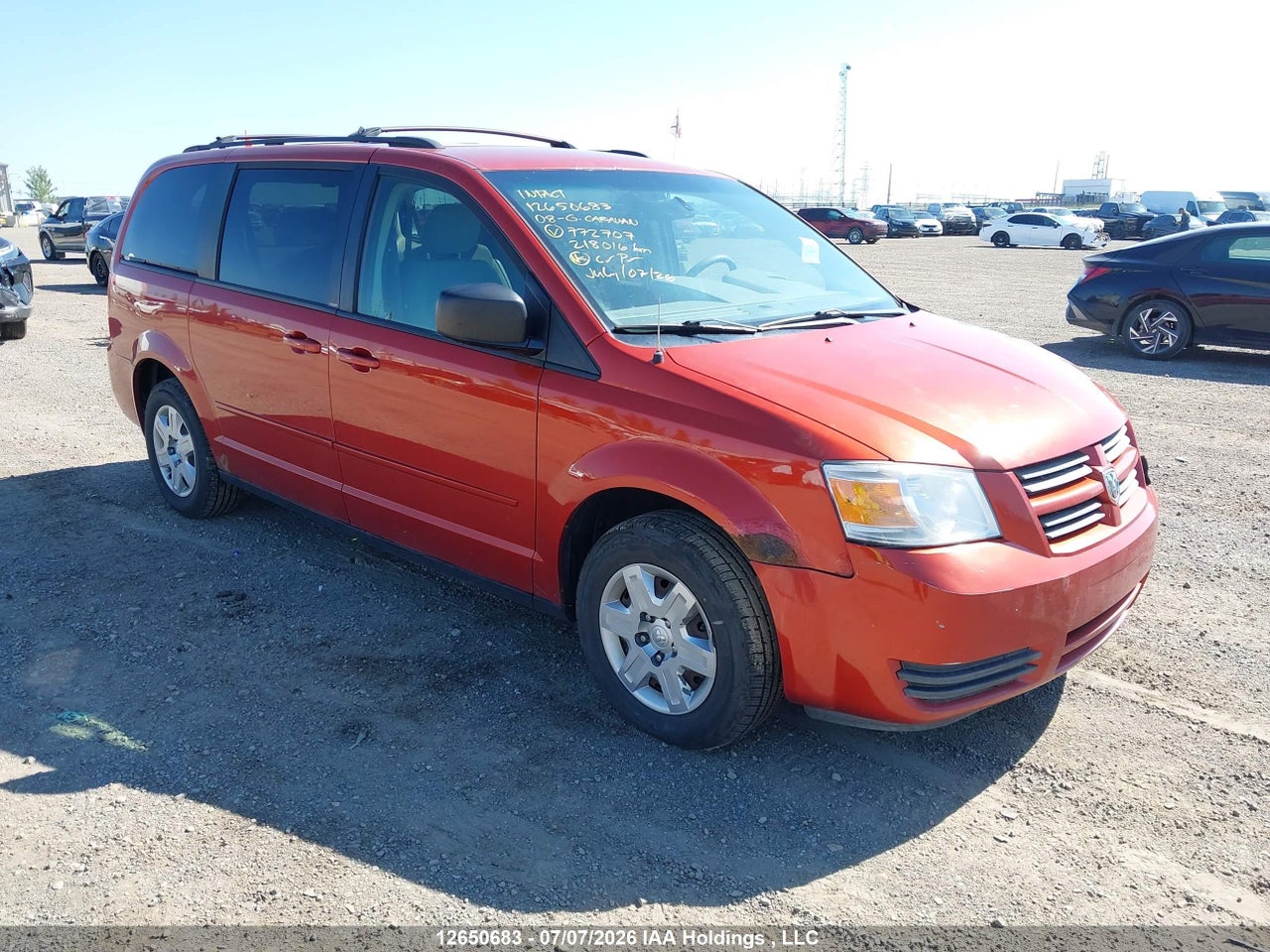 2008 DODGE GRAND CARAVAN SE thumbnail 2