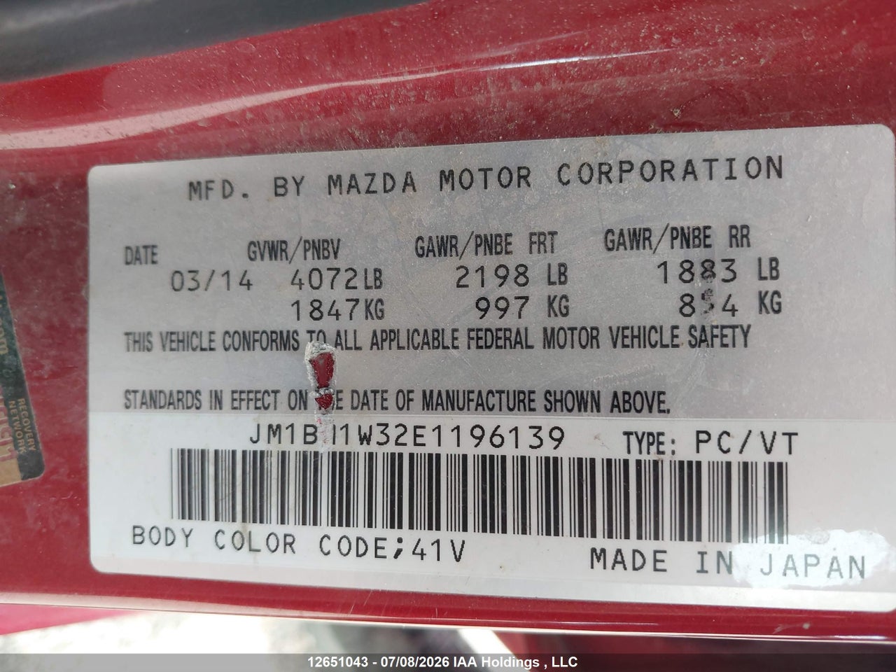 2014 MAZDA 3 GRAND TOURING thumbnail 10