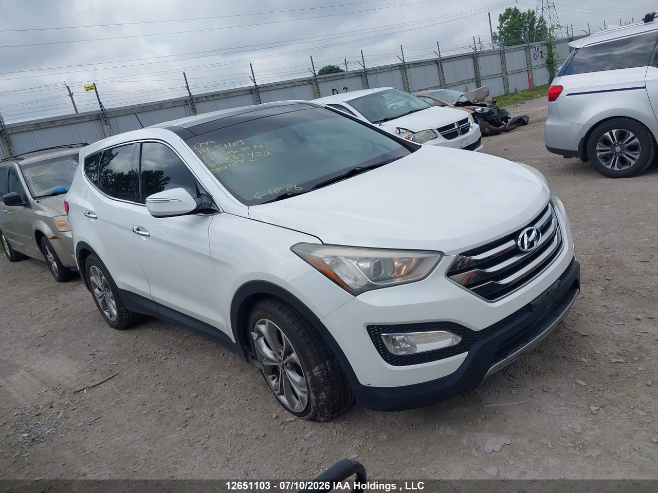 2013 HYUNDAI SANTA FE SPORT thumbnail 2