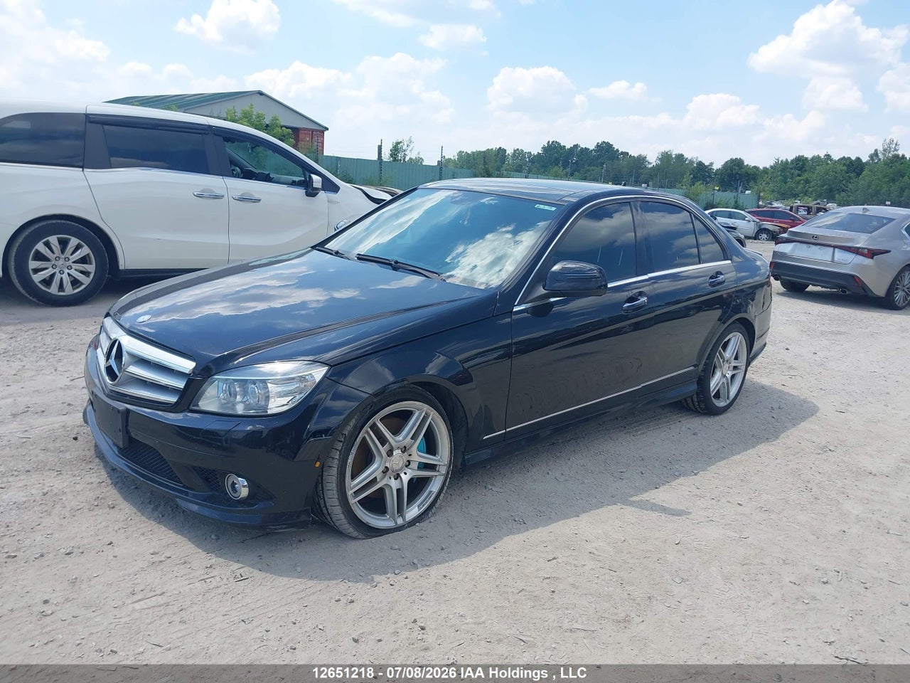 2009 MERCEDES BENZ C 350 4MATIC thumbnail 3