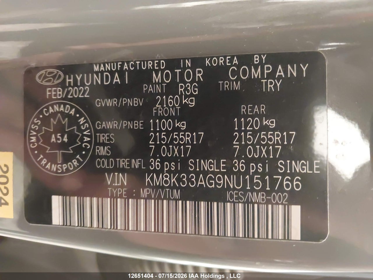 2022 HYUNDAI KONA SEL thumbnail 10