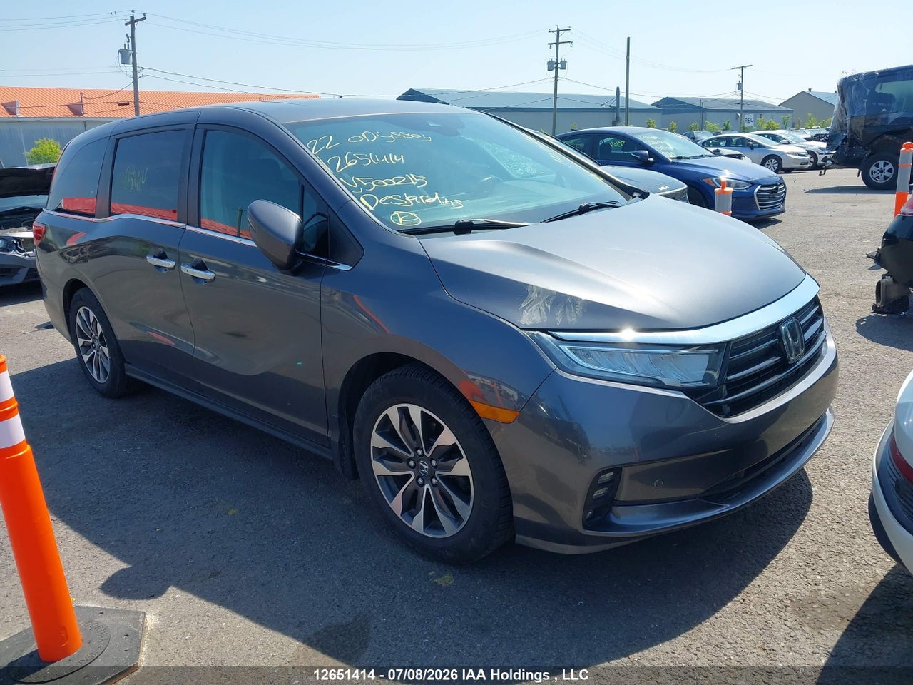 2022 HONDA ODYSSEY EXL thumbnail 2
