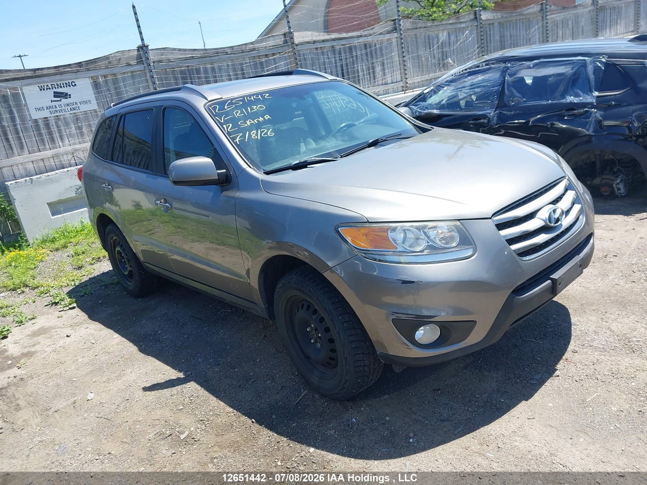 2012 HYUNDAI SANTA FE GL 2.4 PREMIUM thumbnail 2