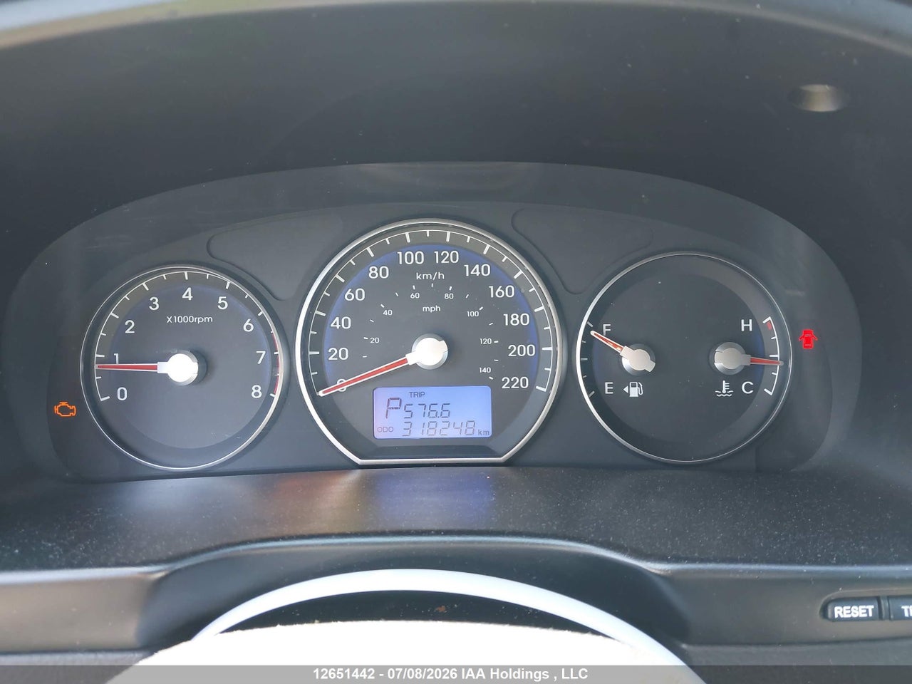 2012 HYUNDAI SANTA FE GL 2.4 PREMIUM thumbnail 8