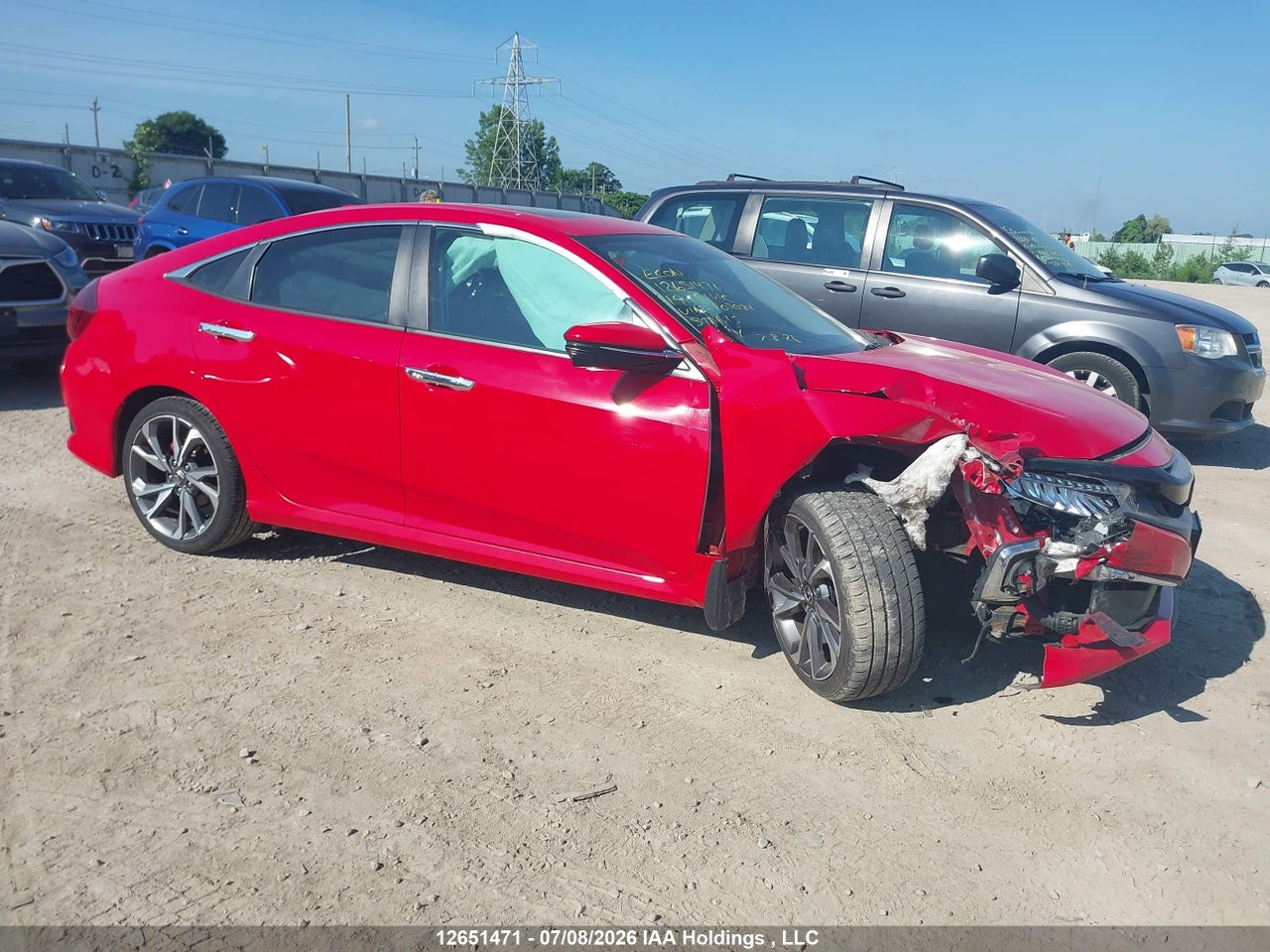 2019 HONDA Civic touring thumbnail 2