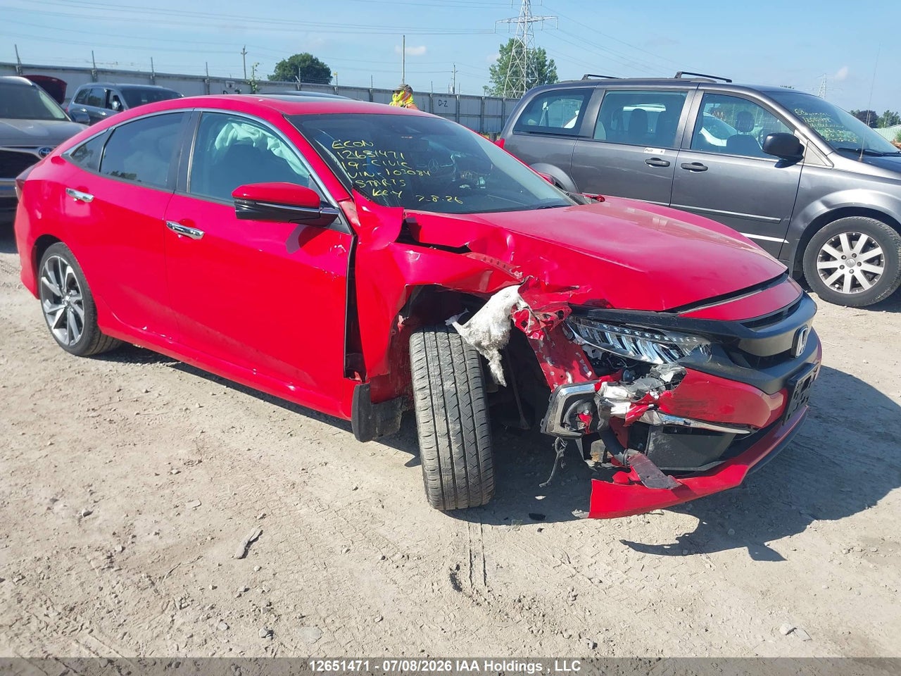 2019 HONDA Civic touring thumbnail 7