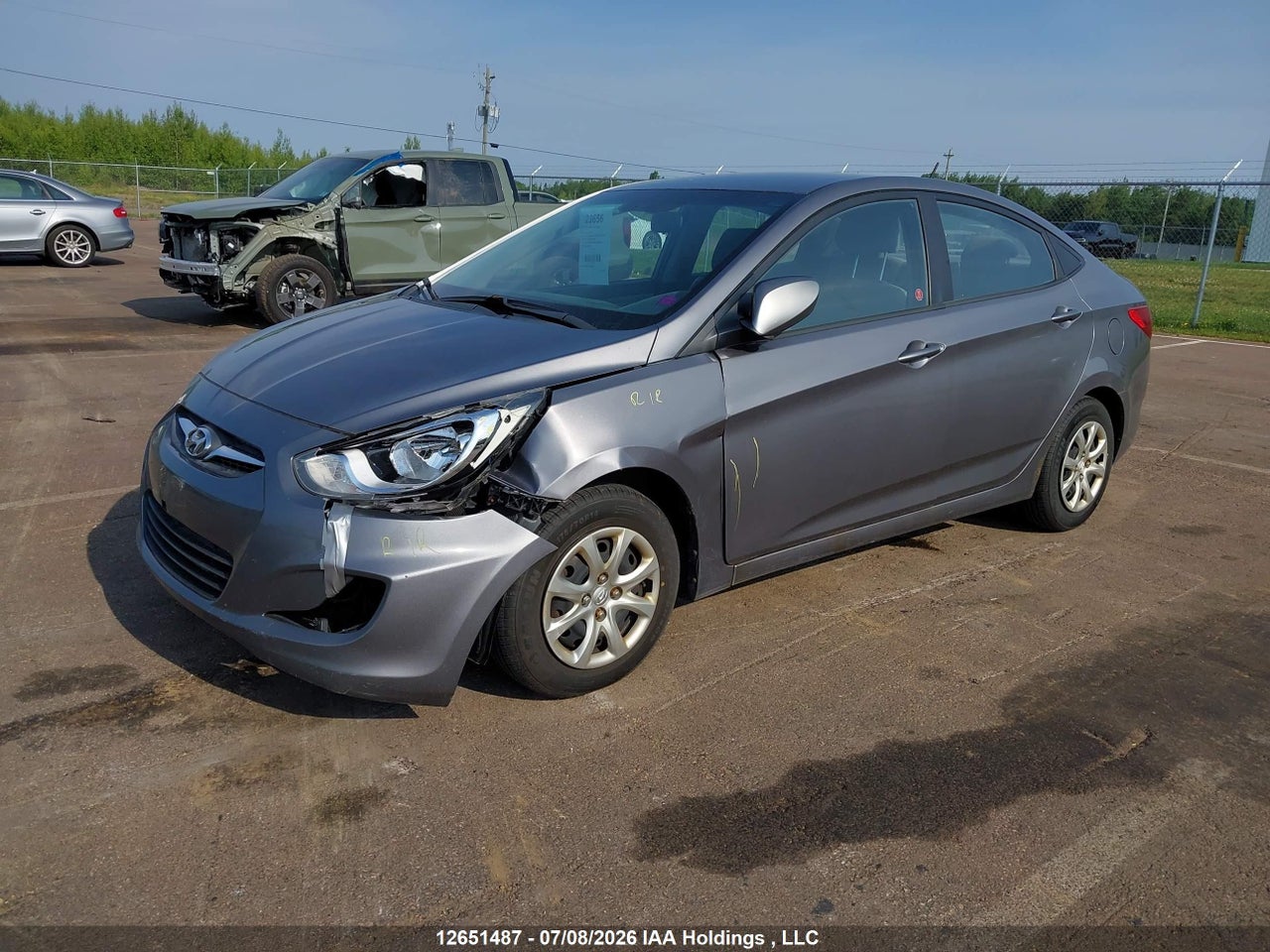 2014 HYUNDAI ACCENT L thumbnail 3
