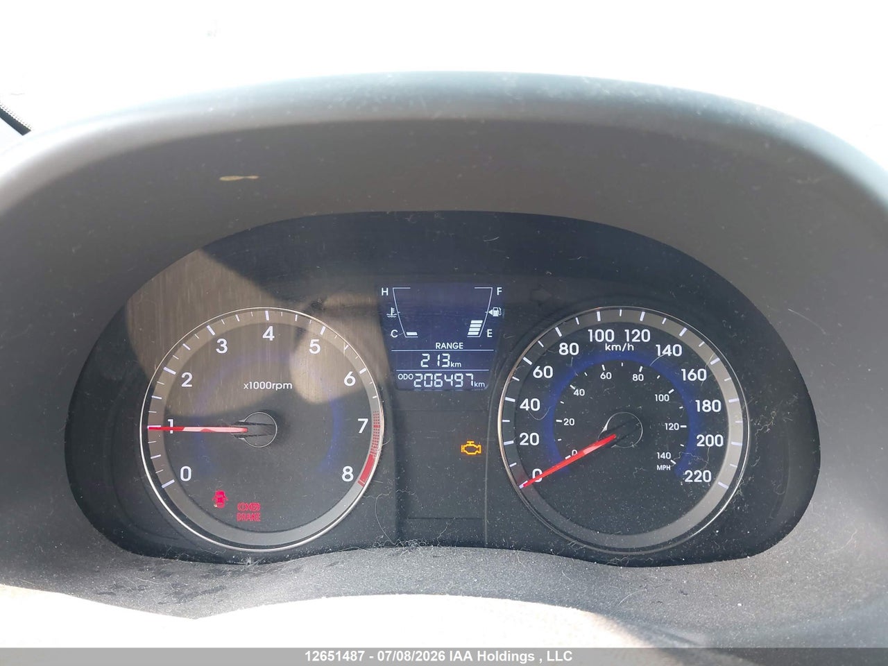 2014 HYUNDAI ACCENT L thumbnail 8