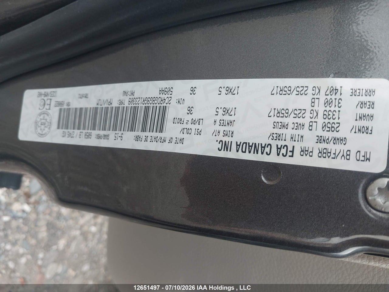 2016 DODGE GRAND CARAVAN SE thumbnail 10