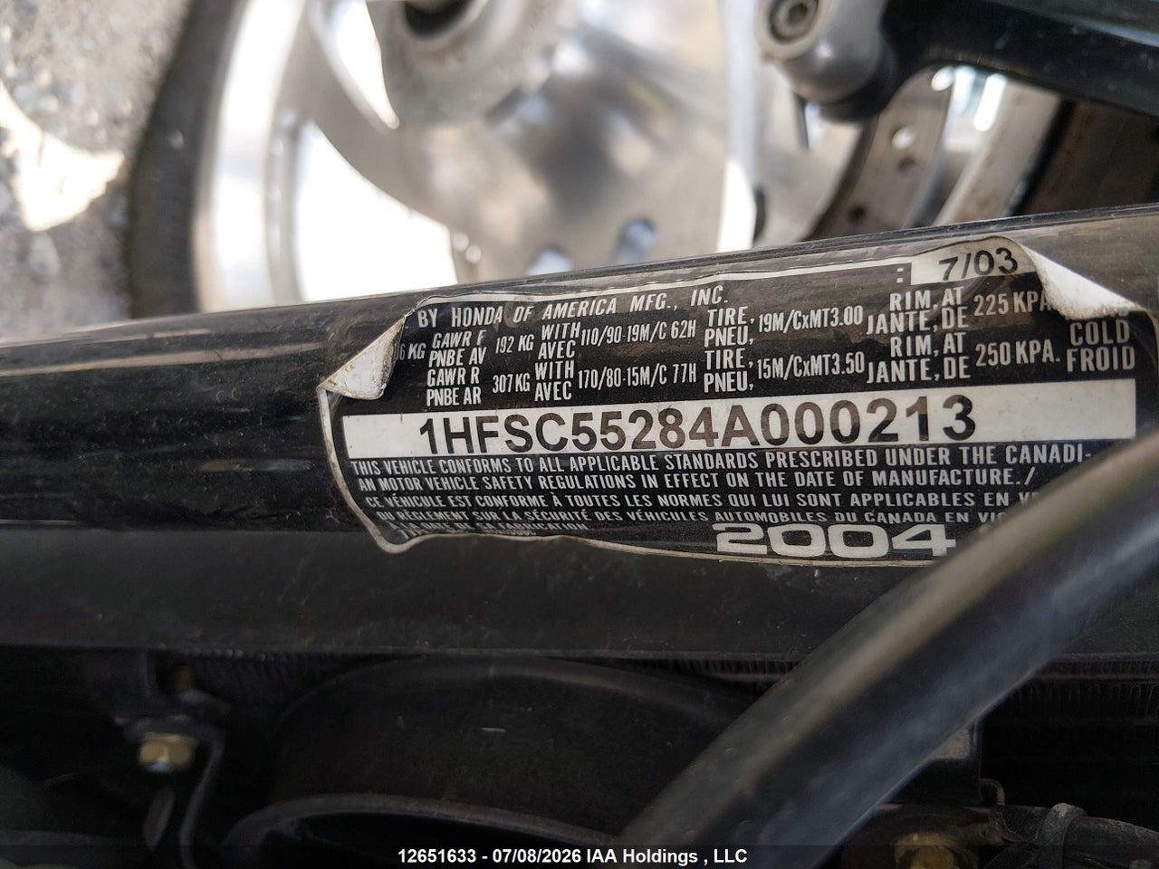 2004 HONDA VTX1300 C thumbnail 11