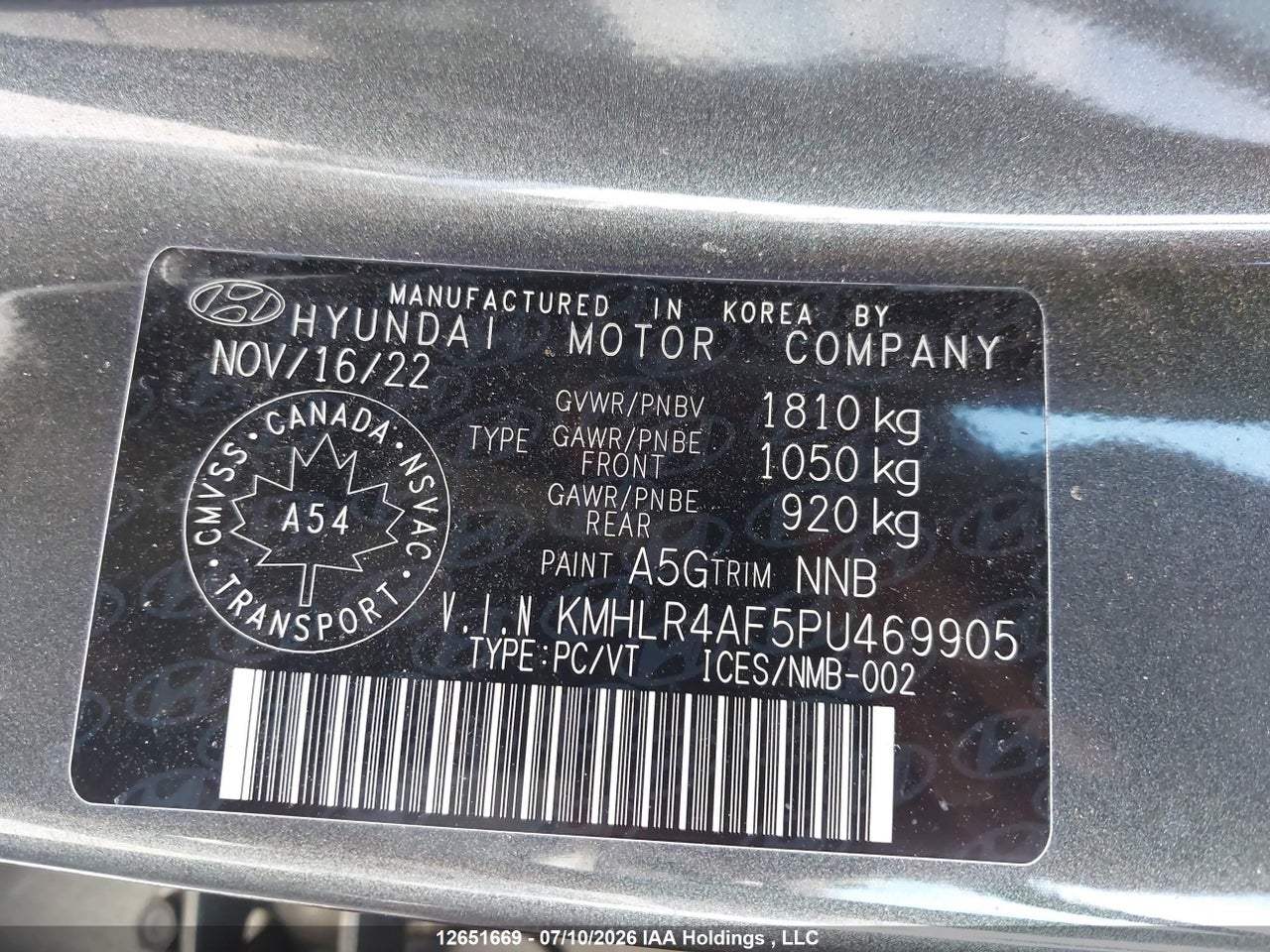 2023 HYUNDAI ELANTRA N LINE UNLIMITED DCT thumbnail 10