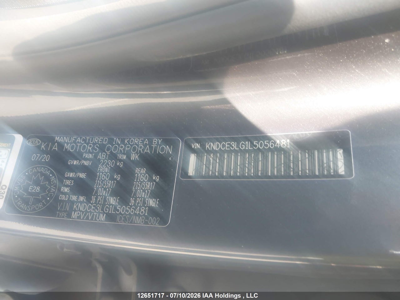 2020 KIA NIRO EV thumbnail 10