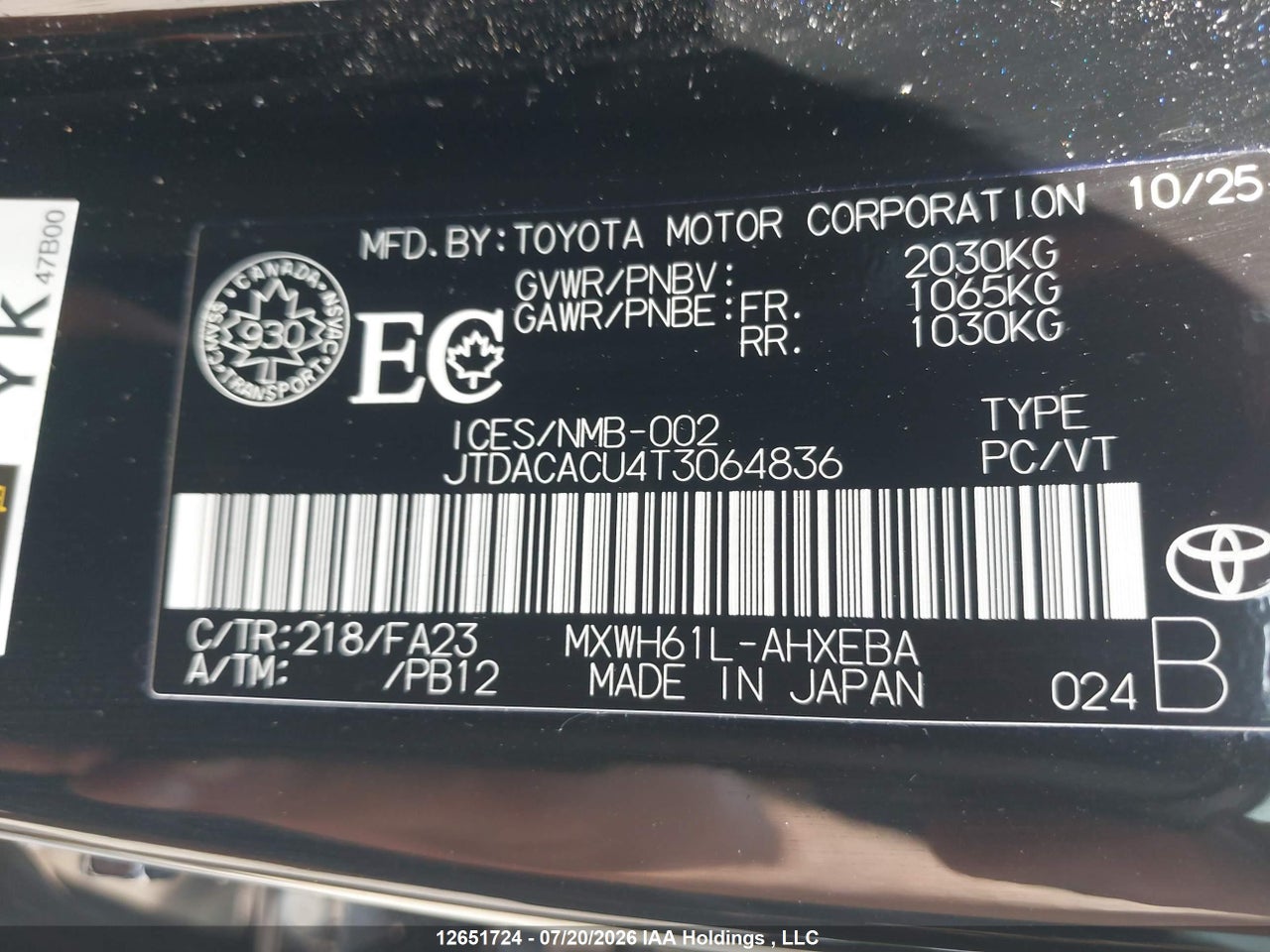 2026 TOYOTA PRIUS SE/XSE/XSE PREMIUM/NIGHT SHADE thumbnail 10