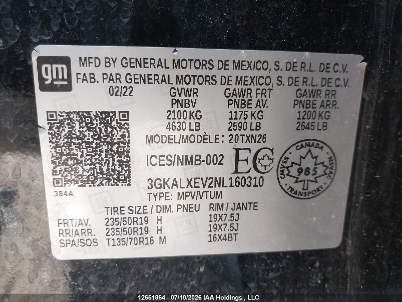 2022 GMC TERRAIN DENALI thumbnail 10