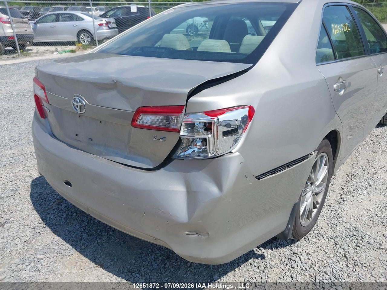 2014 TOYOTA CAMRY LE thumbnail 7