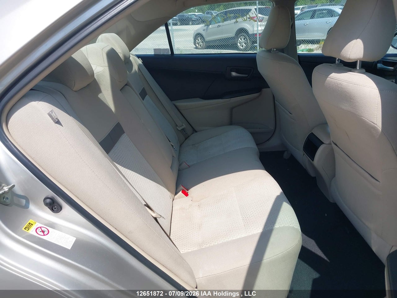 2014 TOYOTA CAMRY LE thumbnail 9