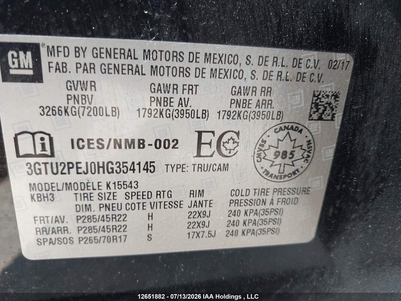 2017 GMC SIERRA 1500 thumbnail 10