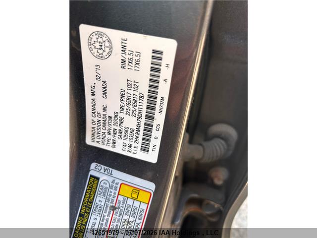 2013 HONDA CR-V EXL thumbnail 10