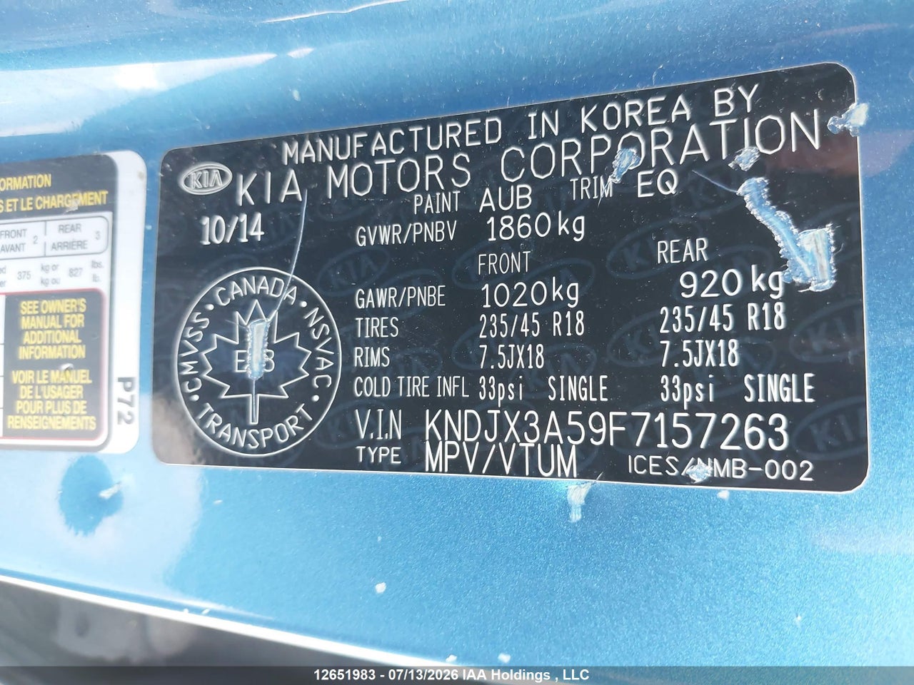 2015 KIA SOUL thumbnail 10
