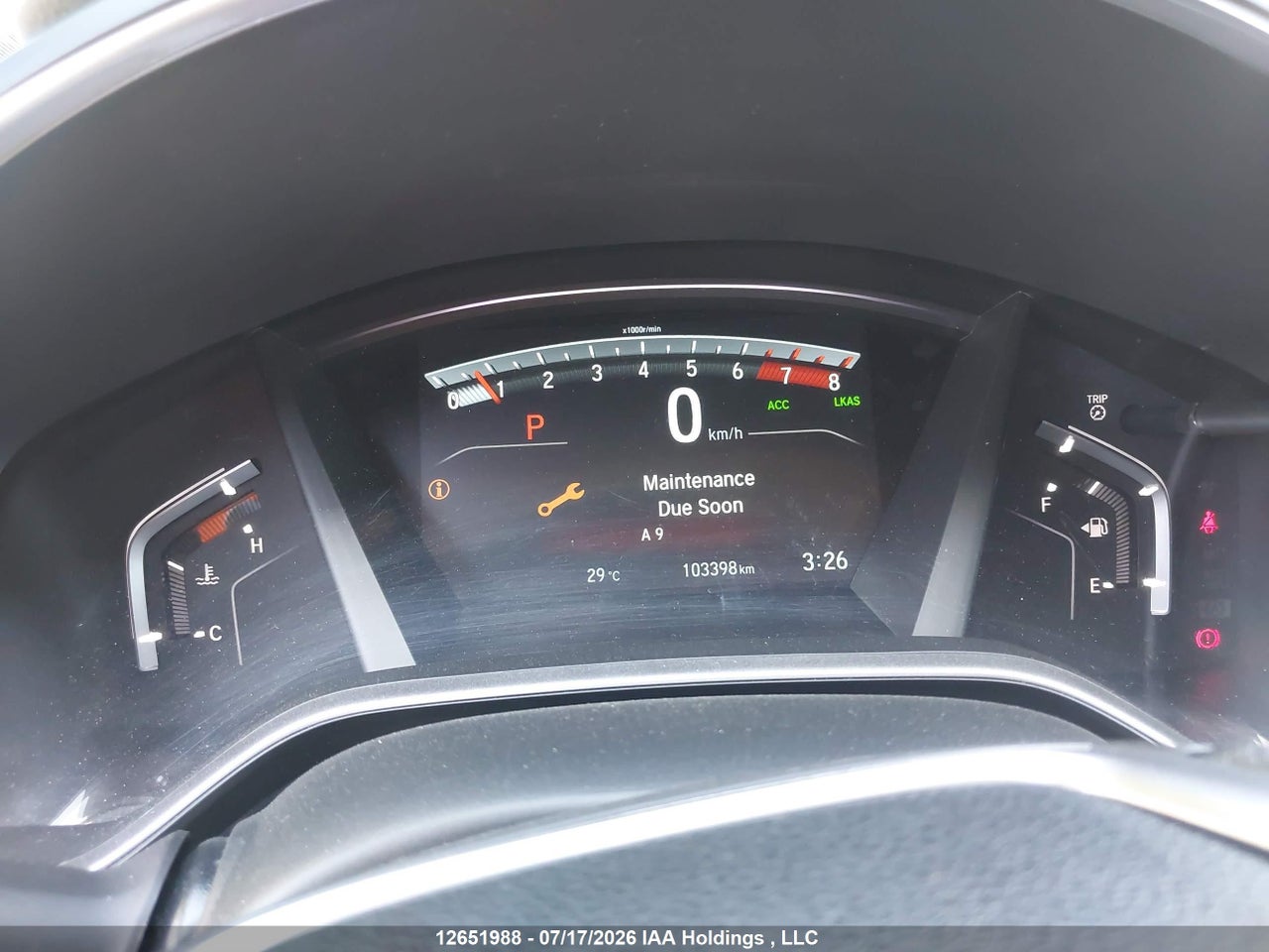 2017 HONDA CR-V EX thumbnail 8