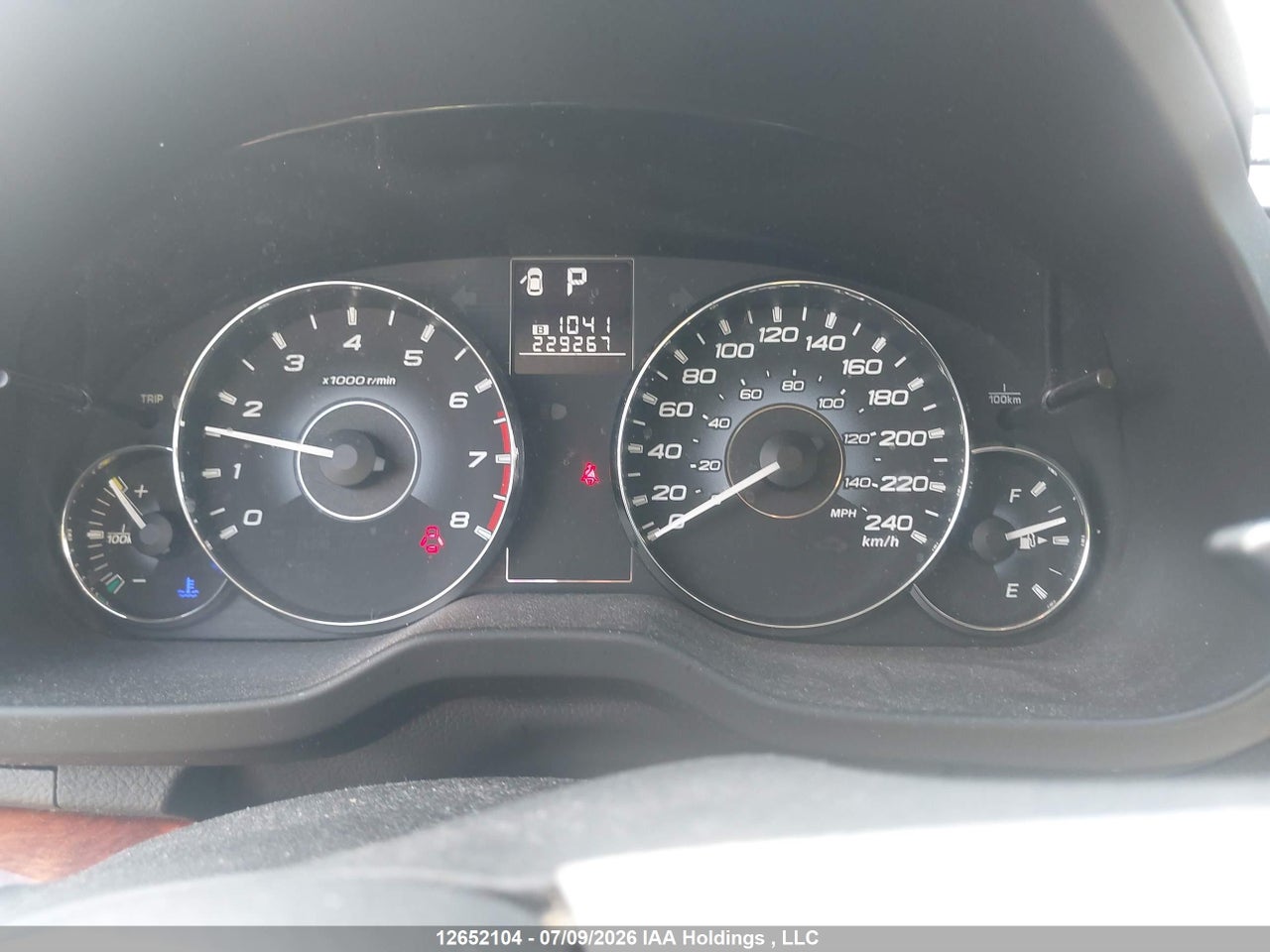 2010 SUBARU OUTBACK 2.5I LIMITED thumbnail 8