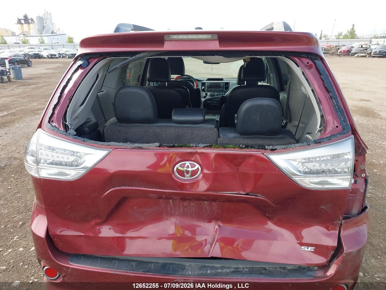 2013 TOYOTA SIENNA SE 8 PASSENGER thumbnail 7