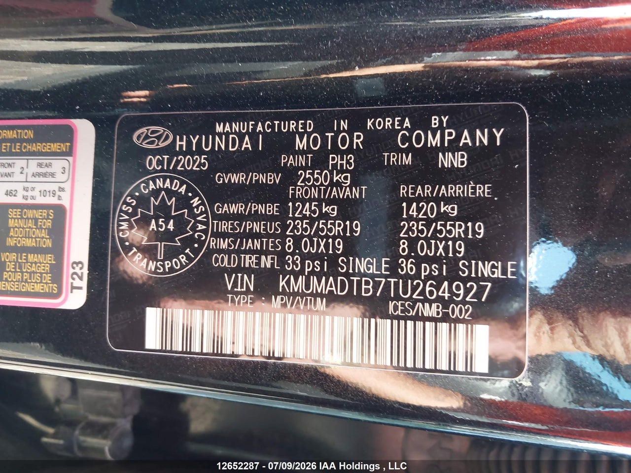 2026 GENESIS GV70 ADVANCED 2.5T AWD thumbnail 10