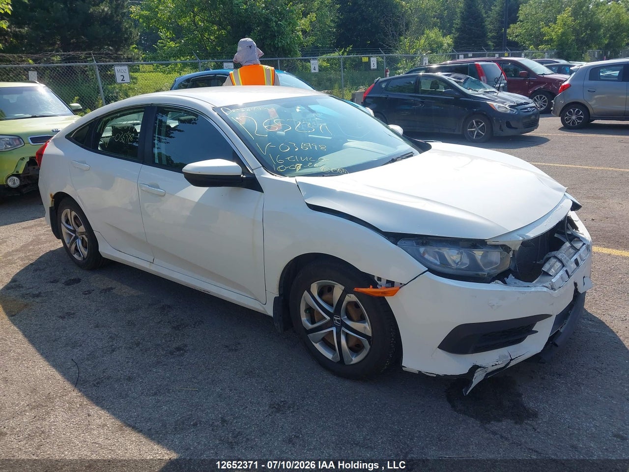 2016 HONDA CIVIC LX thumbnail 2