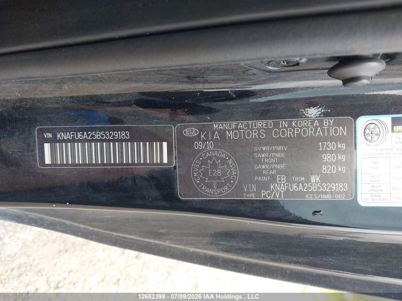 2011 KIA FORTE KOUP thumbnail 10