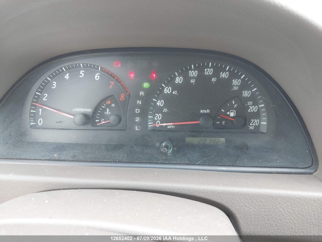 2002 TOYOTA CAMRY LE/XLE/SE thumbnail 8