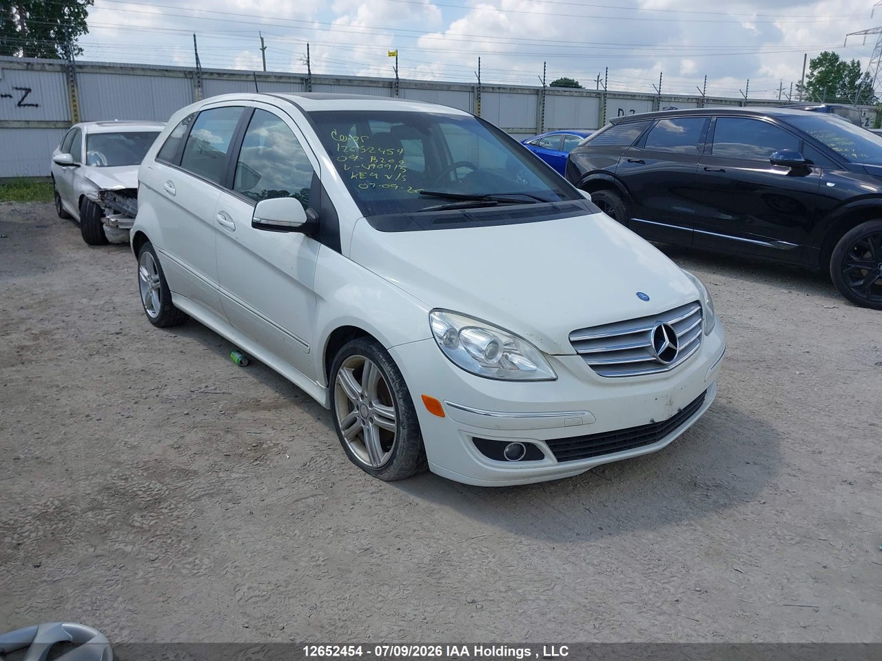 2009 MERCEDES BENZ B 200 TURBO thumbnail 2