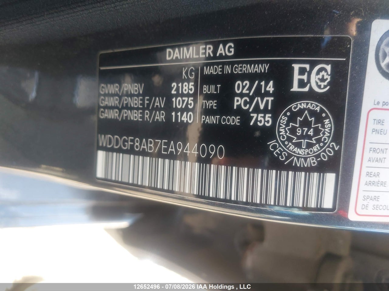 2014 MERCEDES BENZ C 300 4MATIC thumbnail 10