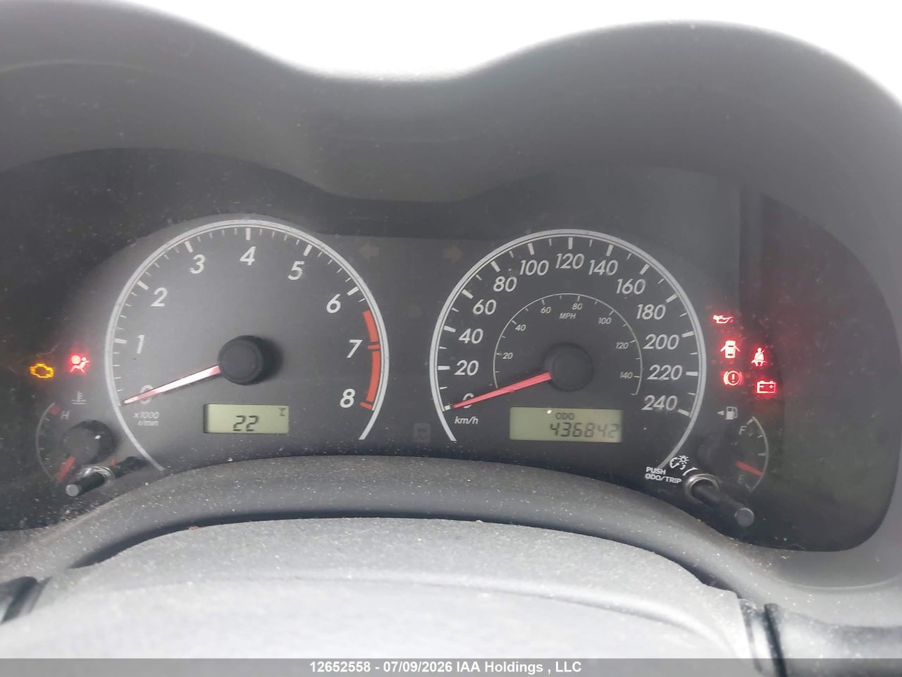 2010 TOYOTA COROLLA S/LE/XLE thumbnail 8