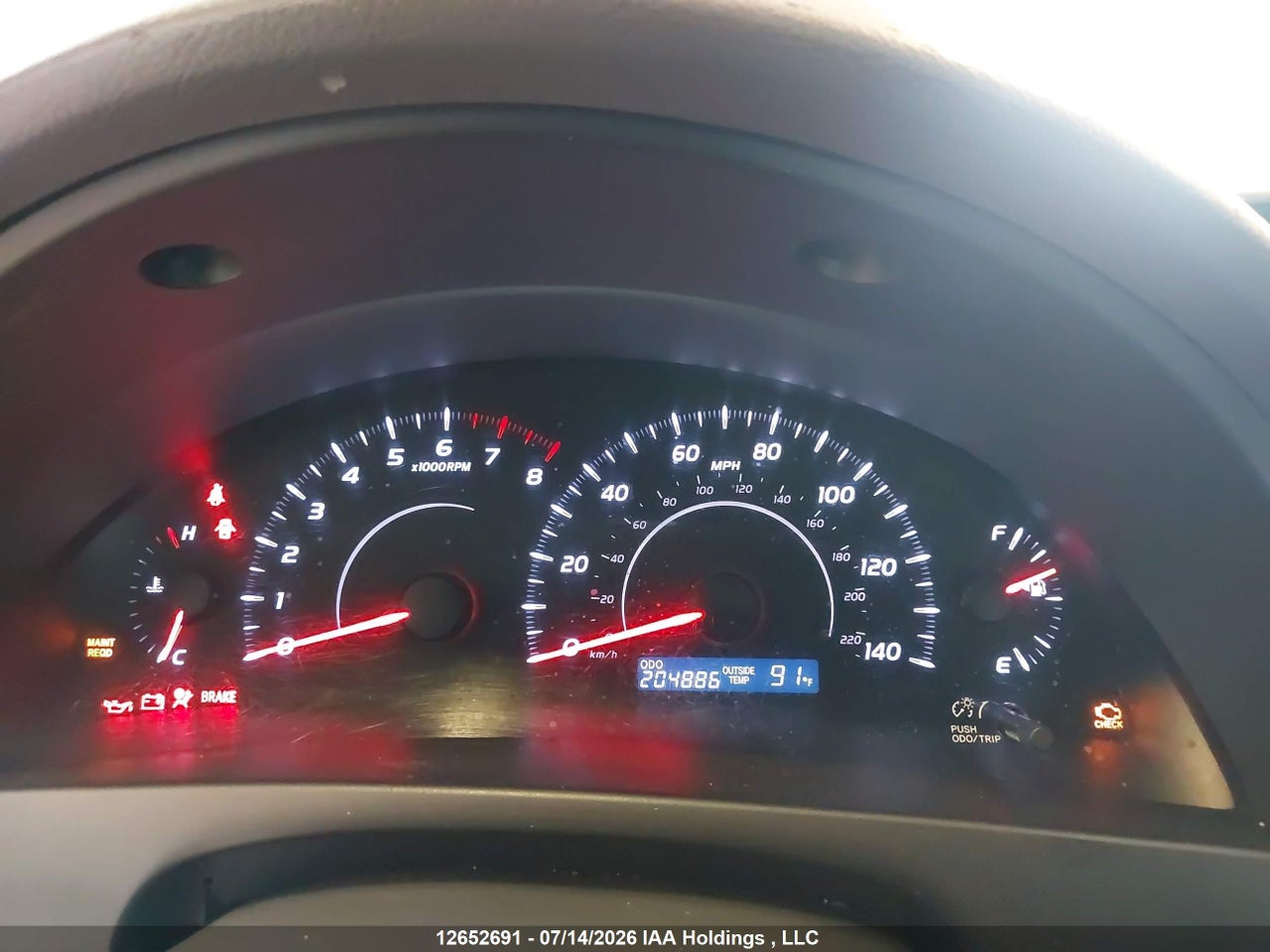 2010 TOYOTA CAMRY SE/LE/XLE thumbnail 8
