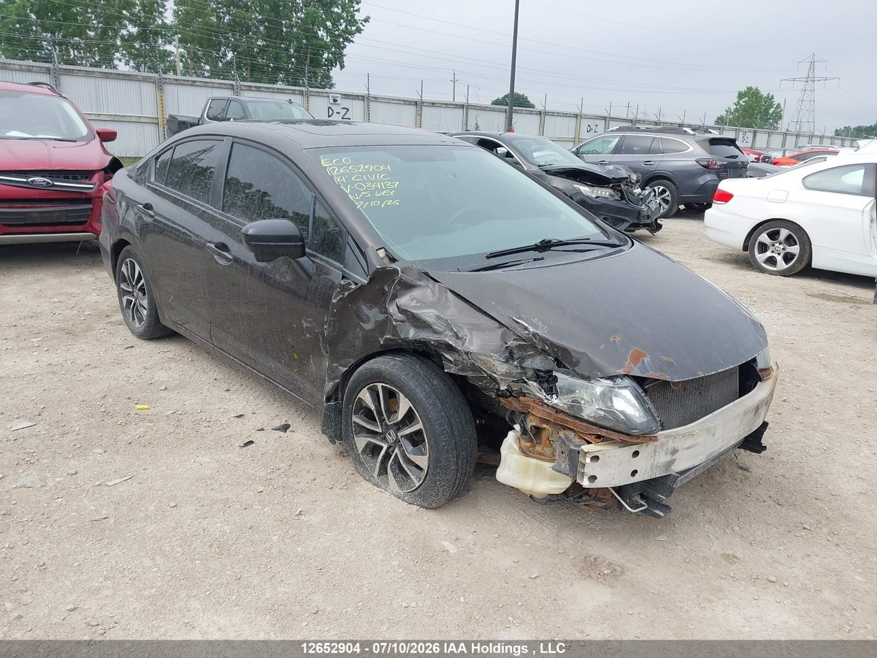 2014 HONDA CIVIC EX 4DR thumbnail 2