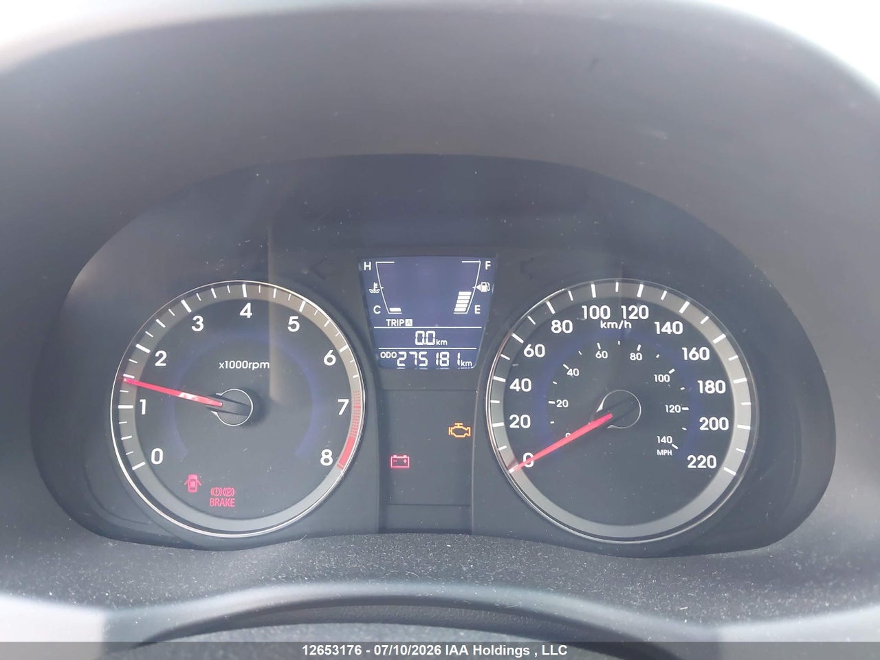 2012 HYUNDAI ACCENT GLS thumbnail 8