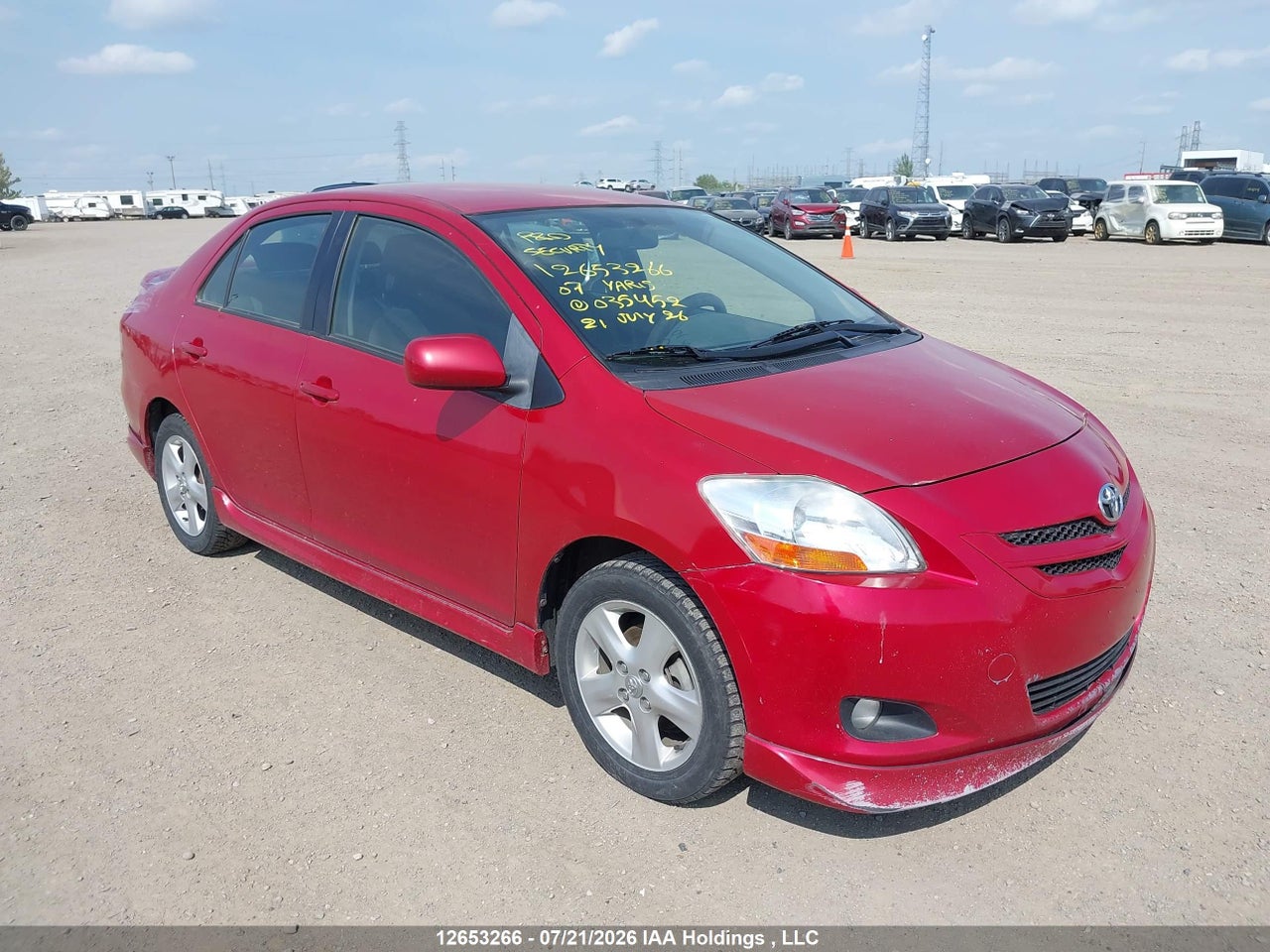 2007 TOYOTA YARIS thumbnail 2