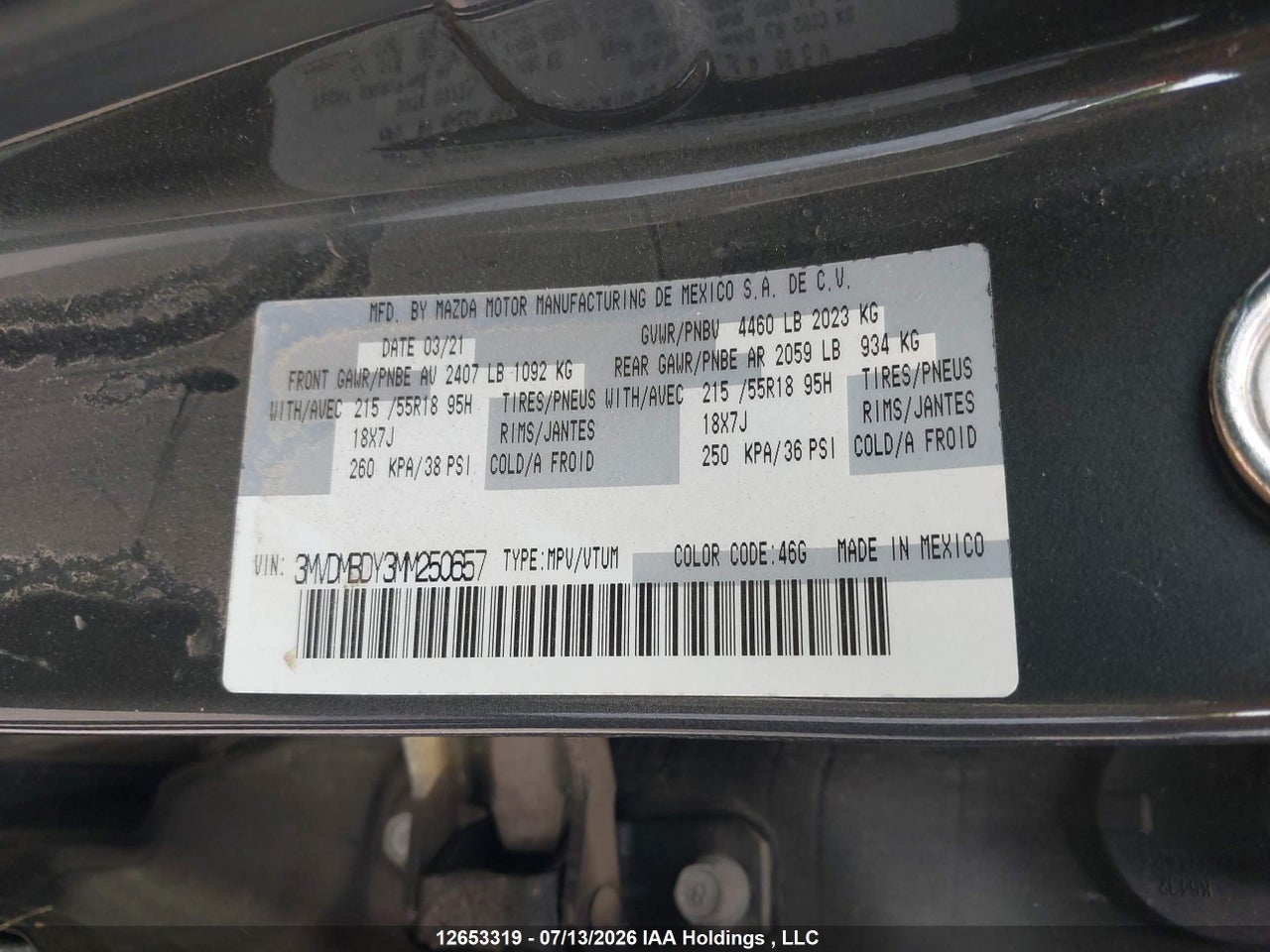 2021 MAZDA CX-30 PREMIUM thumbnail 10