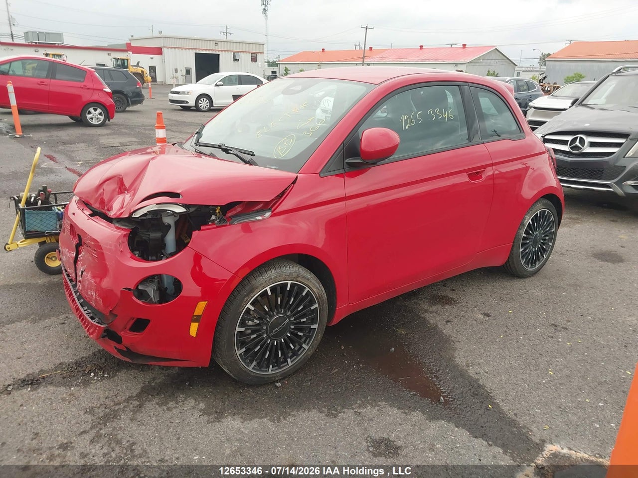 2024 FIAT 500 E RED thumbnail 3