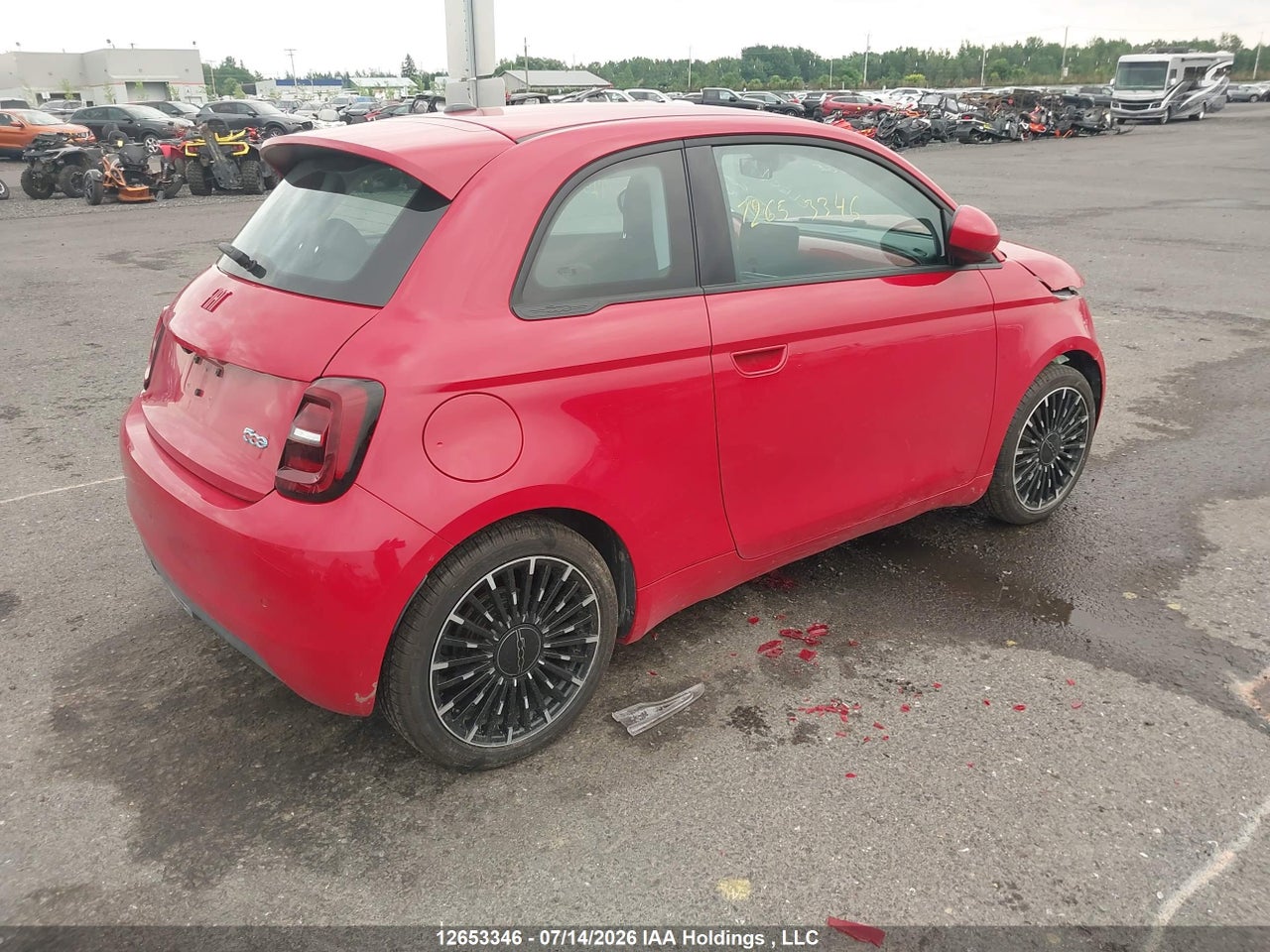 2024 FIAT 500 E RED thumbnail 5