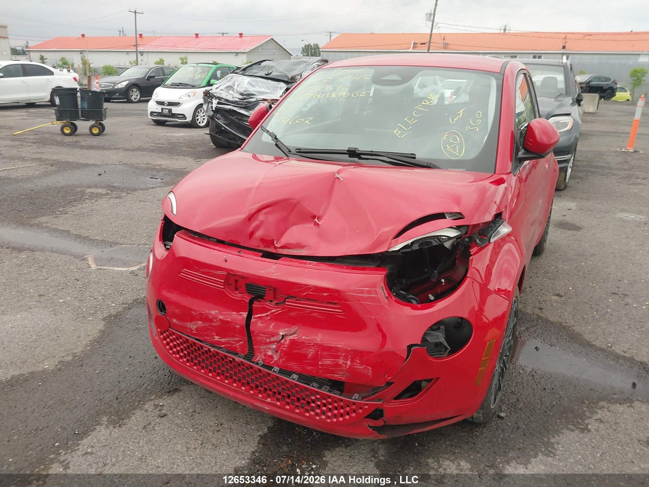 2024 FIAT 500 E RED thumbnail 7