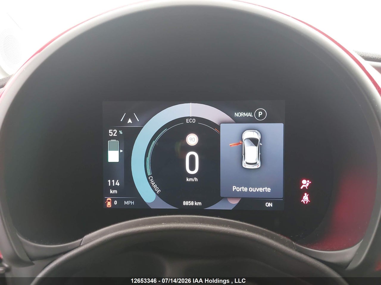 2024 FIAT 500 E RED thumbnail 8