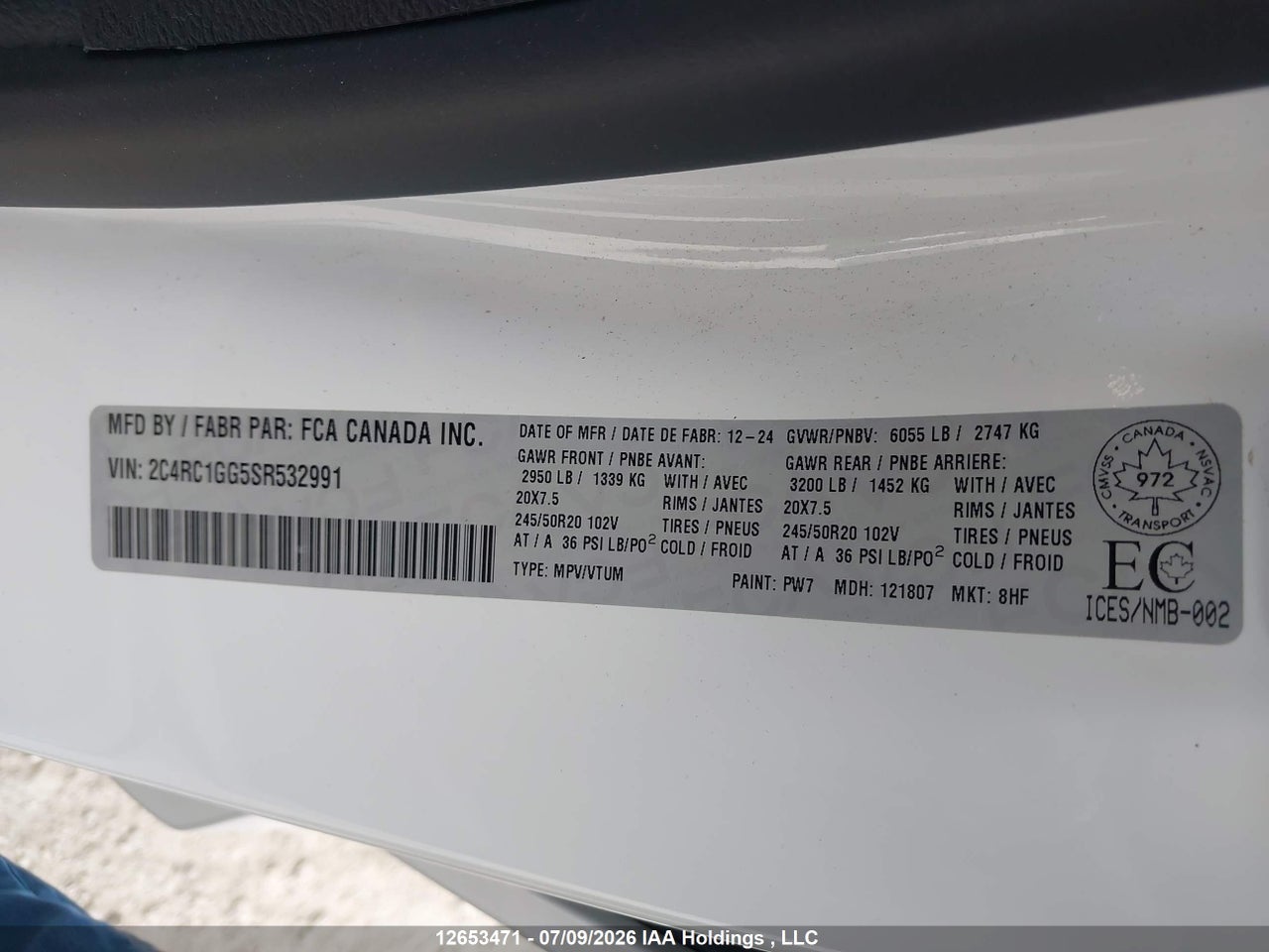 2025 CHRYSLER PACIFICA LIMITED thumbnail 10