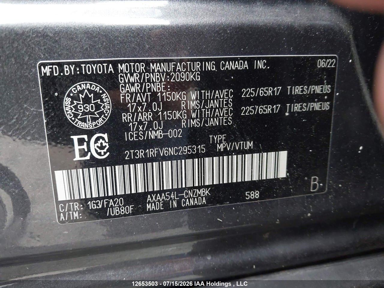 2022 TOYOTA RAV4 XLE/XLE PREMIUM thumbnail 10