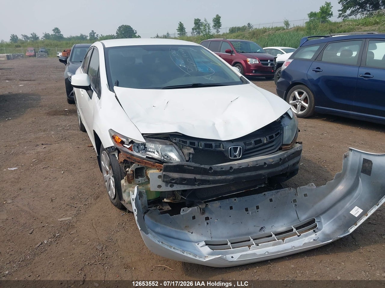 2012 HONDA CIVIC LX thumbnail 2