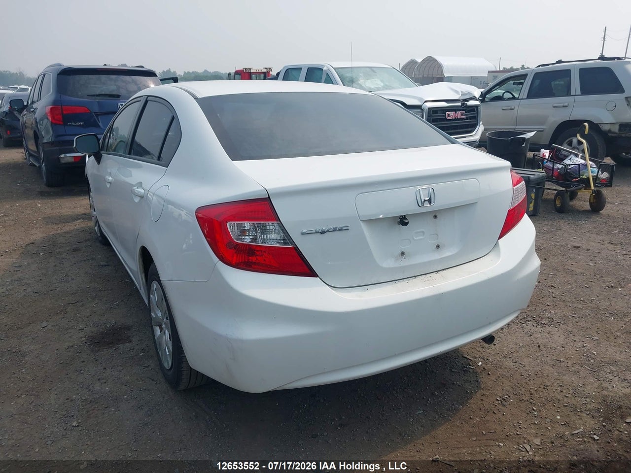 2012 HONDA CIVIC LX thumbnail 4